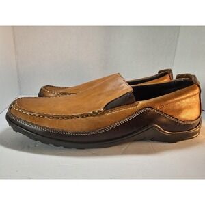 Cole Haan Men's Size 10 Brown Leather Driving Loafer Slip-on C03559